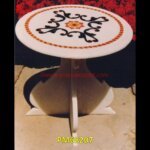 Round White Marble Table Top And Base