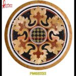 Italian Marble Round Floor Medallion