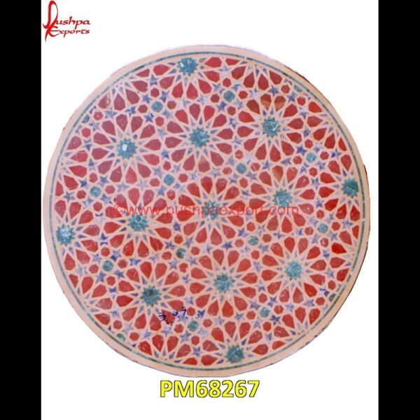 Round Italian Marble Stone Table Top PM68267 mughal pietra dura,stone inlay globe,stone for inlay,pietre dure,pietra dura table,pietra dura,marble medallions,marble inlay tables,marble inlay,marble floor medallions,brass inla.jpg