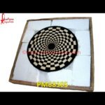 Inlay Black Stone Round Table Top