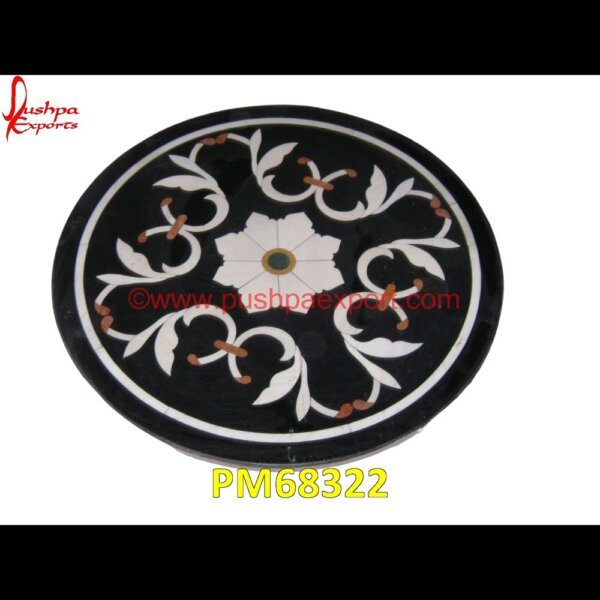 Round Black Marble Stone Inlay Table Top PM68322 marble inlay desk,marble inlay design,marble inlay crafts,marble inlay coffee table,marble inlay coasters,marble inlay chess board,marble inlay box,marble inlay border,marble inlay.jpg