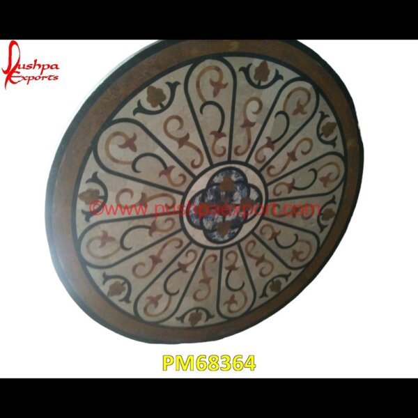 Pattern Inlay Round Italian Marble Dining Table Top PM68364 pietra dura dining table,pietra dura cabinet,pietra dura box,pietra dura art,mughal pietra dura,stone inlay globe,stone for inlay,pietre dure,pietra dura table,pietra dura,marble m.jpg