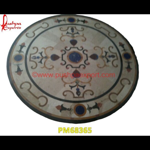 Design Inlay Round Italian Marble Dining Table Top PM68365 pietra dura cabinet,pietra dura box,pietra dura art,mughal pietra dura,stone inlay globe,stone for inlay,pietre dure,pietra dura table,pietra dura,marble medallions,marble inlay ta.jpg