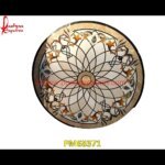 Round Italian Marble Stone Coffee Table Top