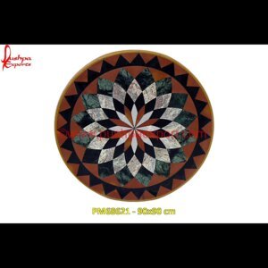 Round Table Top With Work Of Pietra Dura