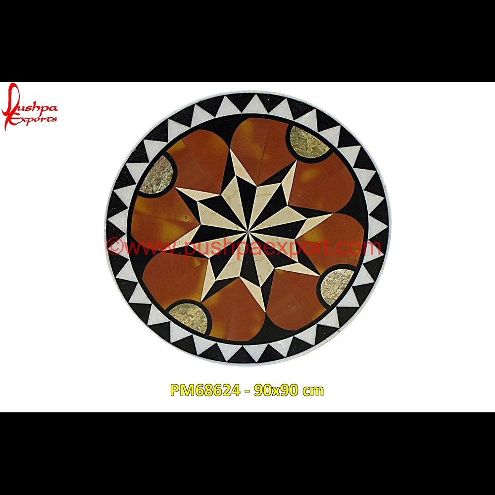 Inlay Black Marble Round Dining Table Top PM68624 - 90x90 cm marble inlay tiles,marble inlay table tops,marble inlay panel,marble inlay medallion,marble inlay handicrafts,marble inlay furniture,marble inlay flooring italy,marble inlay floor,.jpg