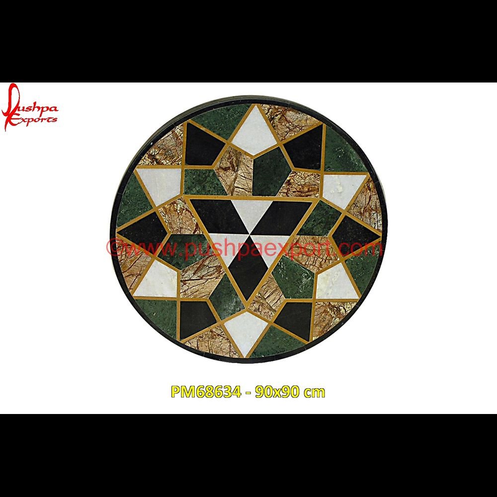 Indian Marble Overlay Round Table Top PM68634 - 90x90 cm marble inlay desk,marble inlay design,marble inlay crafts,marble inlay coffee table,marble inlay coasters,marble inlay chess board,marble inlay box,marble inlay border,marble inlay.jpg