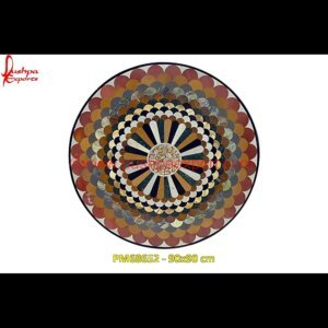 Round Marble Stone Dining Table Top