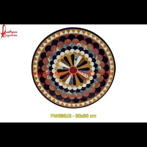 Pattern Overlay Round Medallion