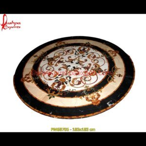 Round Italian Stone Coffee Table Top