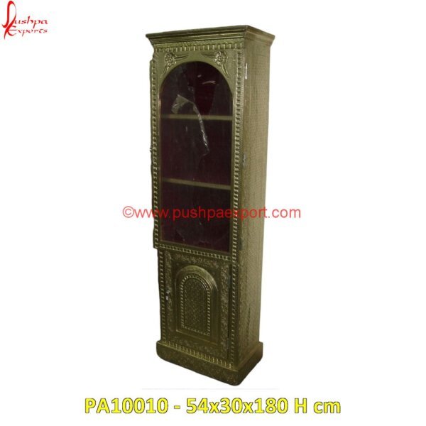 Brass Metal Antique Closet PA10010 White Metal Cabinet With Doors, White Metal Bedroom Furniture, White Metal Almirah, Silver Wardrobe, Silver Vintage Wardrobe, Silver Leaf Armoire, Silver French Wardrobe, Silver Embossed.jpg"