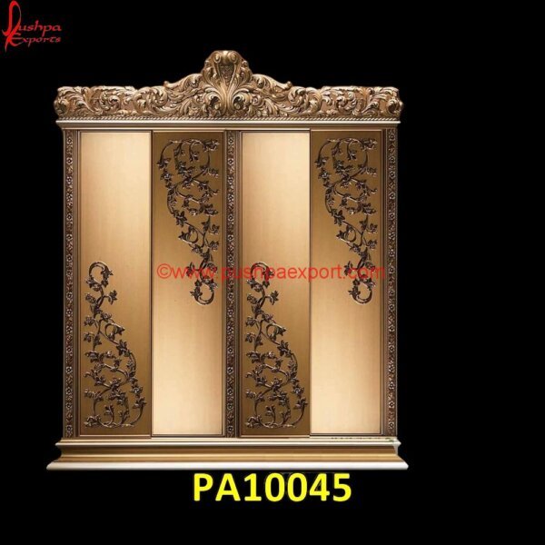 Royal Antique Brass Metal Wardrobe PA10045 Silver Closet, Silver Almirah, Rustic White Armoire, Grey Silver Wardrobe, Etched Silver Armoire, Black And Silver Embossed Wardrobe, Antique Silver Wardrobe, White Metal Shelves.jpg"