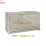 Silver Dresser And Cabinet