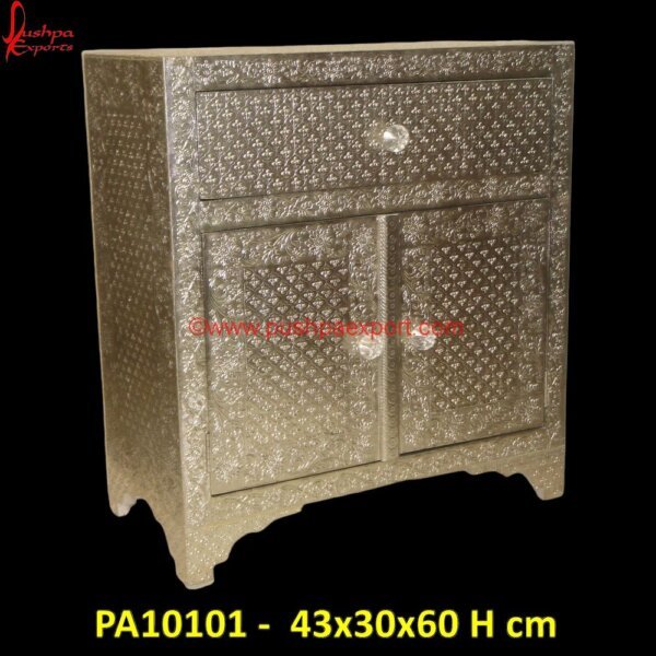 Silver Carving Bed Side Cabinet PA10101 silver bed side tables, small bedside cabinets, white bedside cabinets, 3 drawer bedside cabinet, 4 drawer bedside cabinet, antique bedside cabinets, bedside cabinet with drawers,.jpg