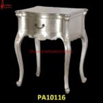 Silver Antique Bed Side Table