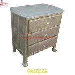 White Metal Chest of Drawers