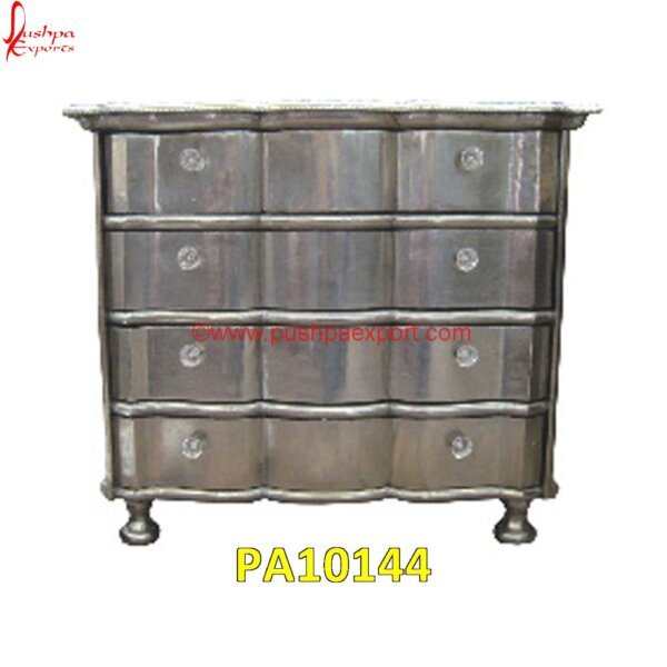 Silver Drawer Cabinet PA10144 Silver Metal Chest Of Drawers, Silver Showcase, Silver Tall Chest Of Drawers, Silver Tallboy Chest Of Drawers, White Metal Chest Of Drawers, White Metal Furniture Udaipur, White Metal.jpg