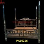 Four Poster Wooden Carved Bed
