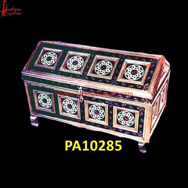 Decorative Brass Metal Chest Box PA10285 White Metal Gifts, White Metal Handicrafts, White Metal Items, White Metal Jewelry Box, Blue And White Metal Box, Hard White Metal Box, White Metal Antique Box, White Metal Decorative Box.jpg