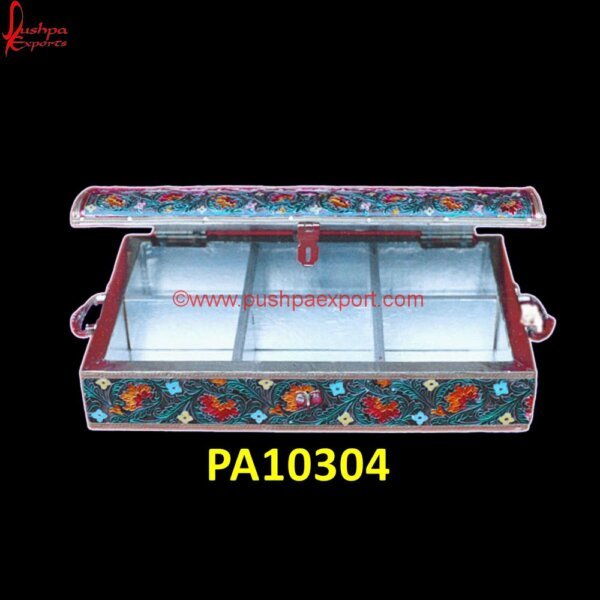 Meenakari White Metal Dry Fruit Box PA10304 White Metal Items, White Metal Jewelry Box, Blue And White Metal Box, Hard White Metal Box, White Metal Antique Box, White Metal Decorative Box, White Metal Rectangle Box, White Metal.jpg