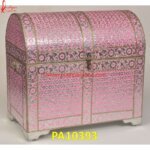 Indian Minakari White Metal Jewelry Box