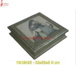 White Metal Dry Fruit Photo Box