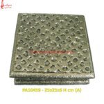 Jali Pattern White Metal Box