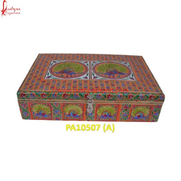 Carved White Metal Dry Fruit Box with Peacock Embossing PA10507 (A) White Metal Antique Box, White Metal Decorative Box, White Metal Rectangle Box, White Metal Ring Box, White Metal Trinket Box, Metal Decorative Boxes, White Metal Box, White Metal Chest.jpg