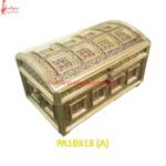 Egyptian Carving Brass Metal Box