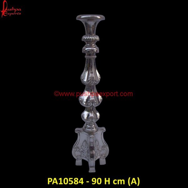 White Metal Floor Tealight Holder PA10584 (A) Coloured Meenakari Candle Stand,Coloured Meenakari Candle Holder,Brass Candle Stand,Brass Table Candle Stand,White Metal Square Candle Stand,White Metal Candle Box,Silver Candle Box.jpg