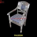 Silver Chair with Arms