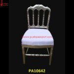 Silver Carved Chair without Armrest