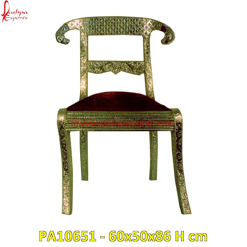 Rams Head Golden Dining Chair PA10651 Silver Accent Chair, Silver Dining Chairs, Silver Metal Chairs, Silver Throne Chair, Silver Vanity Chair, Silver Velvet Chair, White And Silver Accent Chair, White Metal Dining Chairs.jpg