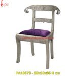 Silver Rams Head Dining Chair