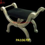 Silver Roman Curule Chair