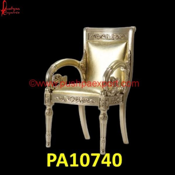 Royal Chair with Curved Handles PA10740 Silver Throne Chair, Silver Vanity Chair, Silver Velvet Chair, White And Silver Accent Chair, White Metal Dining Chairs, Antique Carved Lion Chair, Antique Throne Chair Carved, Antique.jpg