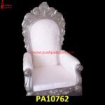 Silver High Back Chair