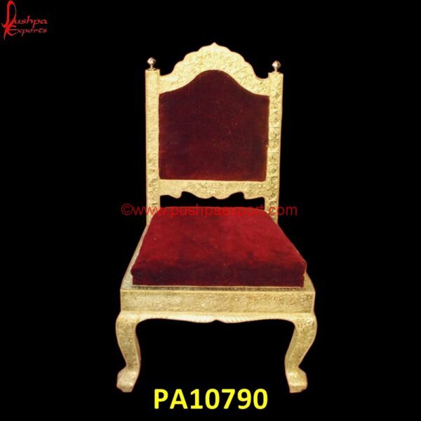 Red Velvet Carved Chair with Gold Coating PA10790 Silver Velvet Chair, White And Silver Accent Chair, White Metal Dining Chairs, Antique Carved Lion Chair, Antique Throne Chair Carved, Antique White Metal Chairs, Carved Elephant Chair.jpg