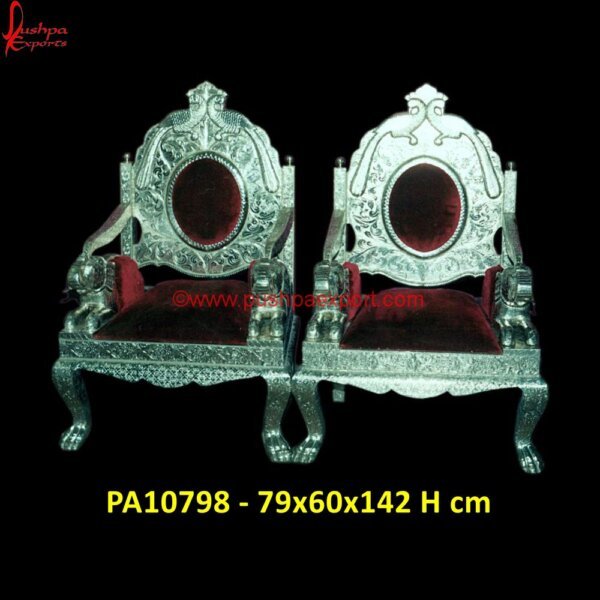 Low Seating Silver Chair with Elephant Arms PA10798 Carved Swan Chair, Carved Throne Chairs, Carved Victorian Chair, Carved Wing Chair, Carved Wood Throne Chair, Hand Carved Wooden Dining Chairs, High Back Carved Wooden Chair, Indian Carved.jpg