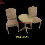 Silver Dining Chair Set