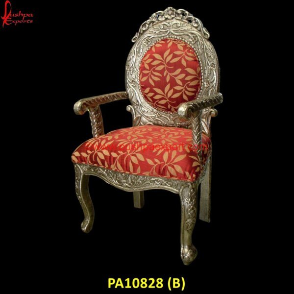 PA10828 (B) Hand Carved Wooden Chairs, Silver Accent Chair, Silver Dining Chairs, Silver Metal Chairs, Silver Throne Chair, Silver Vanity Chair, Silver Velvet Chair, White And Silver Accent Chair.jpg