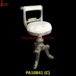 Royal Silver Bar Stool with Table