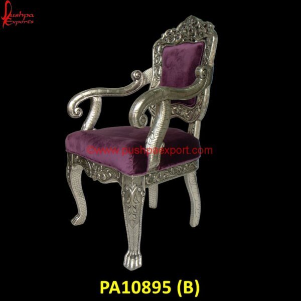 PA10895 (B) The Silver Chair, White Metal Chairs, Antique Carved Chair, Antique Carved Wood Chair, Antique Chair With Carved Face, Antique Chair With Lion Head Arms, Antique Hand Carved Wood Chairs.jpg