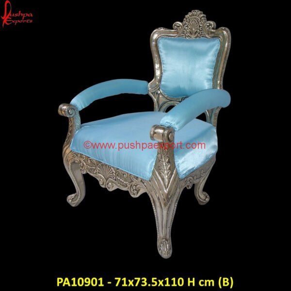 PA10901 (B) Dining Chairs With Silver Legs, Hand Carved Chair, Hand Carved Wooden Chairs, Silver Accent Chair, Silver Dining Chairs, Silver Metal Chairs, Silver Throne Chair, Silver Vanity Chair.jpg