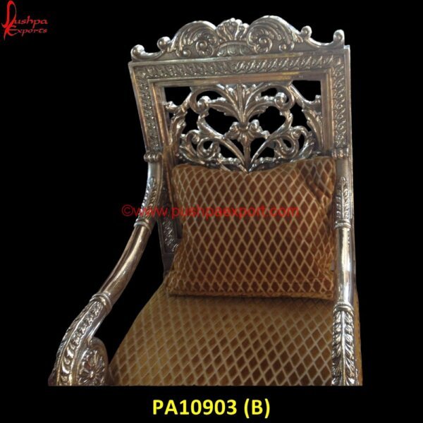 PA10903 (B) Silver Dining Chairs, Silver Metal Chairs, Silver Throne Chair, Silver Vanity Chair, Silver Velvet Chair, White And Silver Accent Chair, White Metal Dining Chairs, Antique Carved Lion.jpg