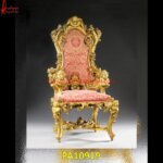 Angel face Golden Throne Chair