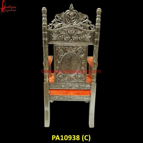 PA10938 (C) Dining Chairs With Silver Legs, Hand Carved Chair, Hand Carved Wooden Chairs, Silver Accent Chair, Silver Dining Chairs, Silver Metal Chairs, Silver Throne Chair, Silver Vanity Chair.jpg