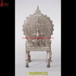 Traditional Maharaja Lion Chair and Foot Rest