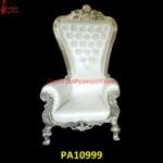 Luxurious High Back Throne Tufted Chair