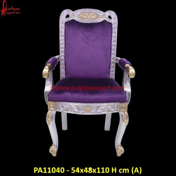 Raj Shahi Silver Carved Chair with Floral Design PA11040 (A) Carved Dining Chairs, Carved Wood Chair, Carved Wood Dining Chairs, Dining Chairs Silver Legs, Dining Chairs With Silver Legs, Hand Carved Chair, Hand Carved WoodChairs, Silver Accent Chair.jpg